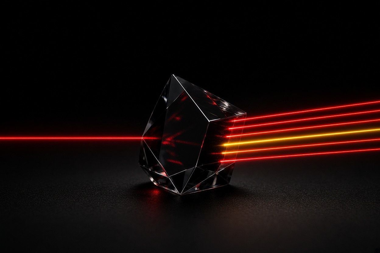 A prism splitting a single beam into distinct bands — schema-enforced agent output